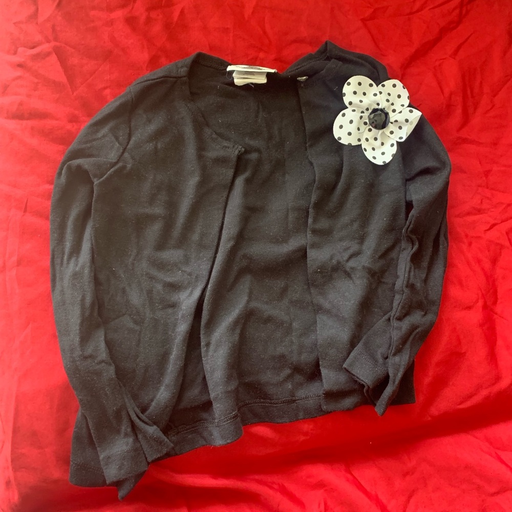 Black cardigan